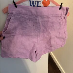 Abercrombie & Fitch Lilac High Waist Women's Shorts